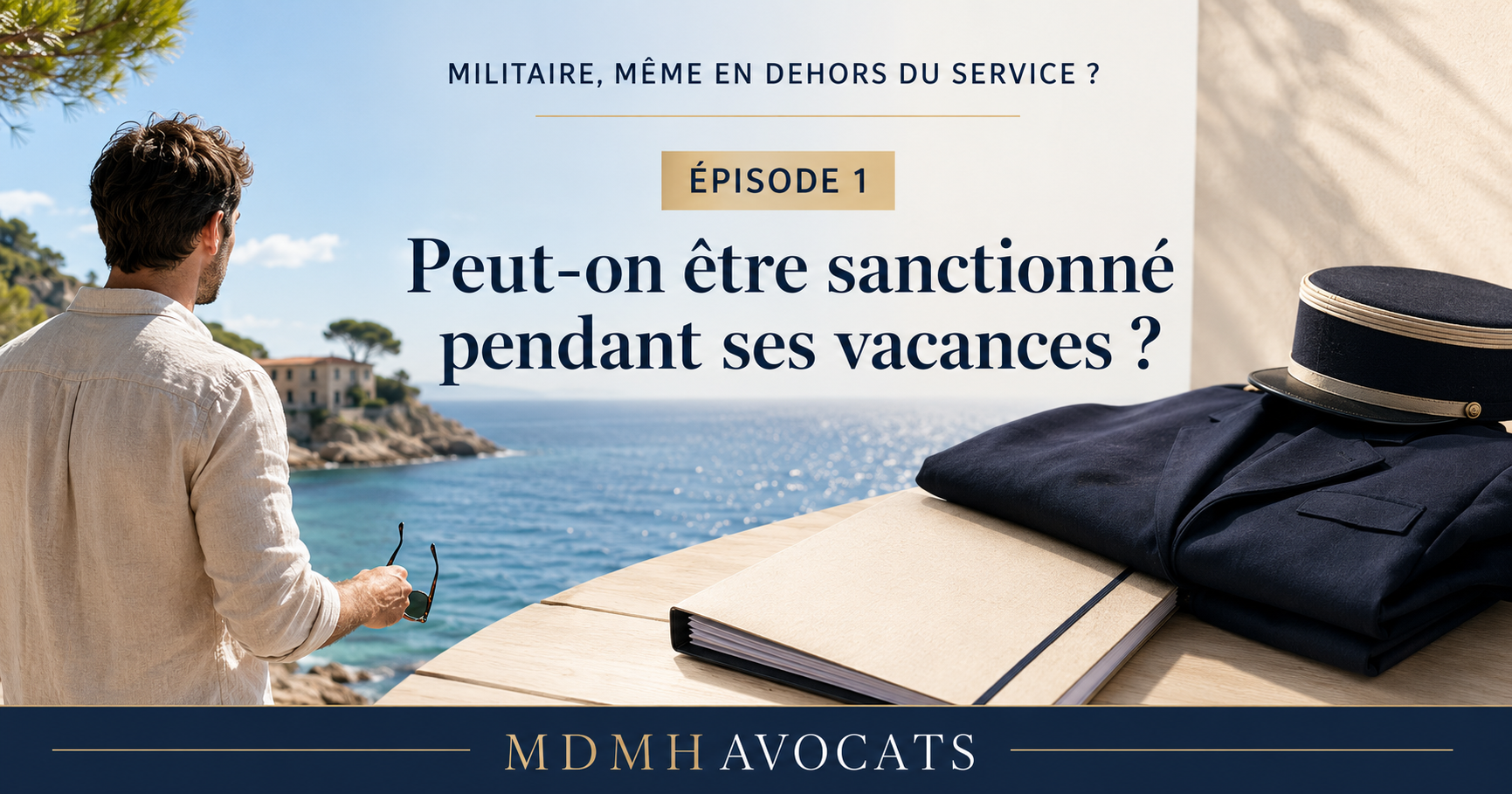 Militaire en vacances pouvant être sanctionné pour des faits commis hors service – série MDMH Avocats
